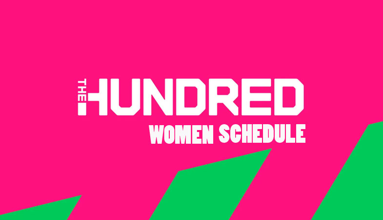 the hundred women's schedule